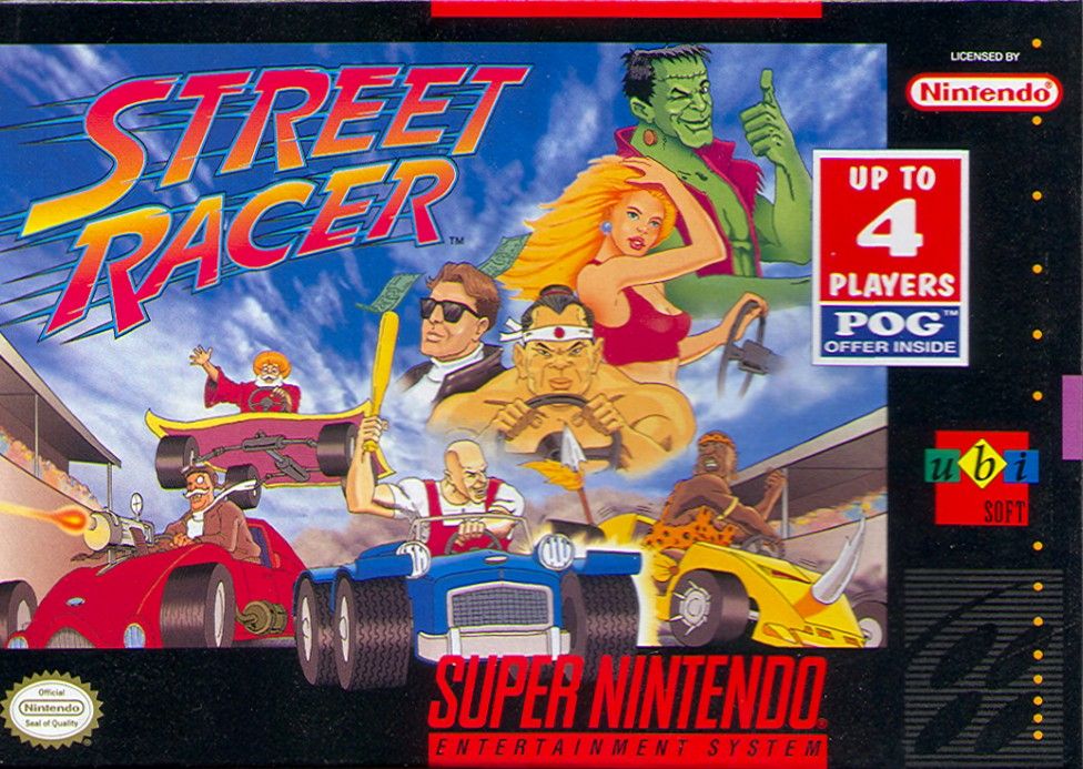 Street Racer box art for Sega Saturn